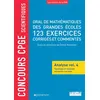 Image de Oral de mathématiques des grandes écoles 123 exercices corrigés et commentés en occasion ou reconditionné
