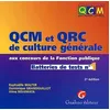 Image de Qcm et qrc de culture générale aux concours de la fonction publique. tome 1 - 2è en occasion ou reconditionné
