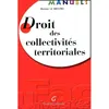 Image de Manuel - droit des collectivités territoriales en occasion ou reconditionné