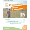 Image de Biologie-Écologie 2de Bac pro Productions : cahier d'exercices : Modules EG3 - EP2 en occasion ou reconditionné
