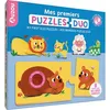 Image de Jeu d'éveil Auzou Mes premiers puzzles duo à toucher Bébés animaux en occasion ou reconditionné