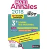 Image de Maxi annales 2018 : toutes les matières, 3e : 100 sujets corrigés en occasion ou reconditionné