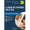 Image de La note de synthèse pas à pas : 45 exercices pratiques : catégories A et B en occasion ou reconditionné