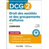 Image de DCG 2, droit des sociétés et des groupements d'affaires : corrigés : 2024-2025 en occasion ou reconditionné