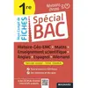 Image de Maxi compil de fiches, contrôle continu, tronc commun 1re : histoire géo EMC + maths + enseignement scientifique + anglais + espagnol + allemand : révisions chrono en occasion ou reconditionné