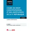 Image de Cours de droit constitutionnel et des institutions de la Ve République : licence 1 en occasion ou reconditionné