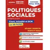 Image de Politiques sociales : catégories A et B : cours, actualité et QCM en 38 fiches, concours 2024-2025 en occasion ou reconditionné