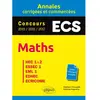 Image de Maths, ESC : annales corrigées et commentées, concours 2015, 2016, 2017 : HEC 1&2, ESSEC 1, EML 1, EDHEC, ECRICOME en occasion ou reconditionné