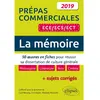 Image de La mémoire : 50 oeuvres en fiches pour réussir sa dissertation de culture générale + sujets corrigés : prépas commerciales ECE, ECS, ECT 2019 en occasion ou reconditionné