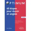 Image de 60 étapes pour réussir en anglais : classes préparatoires, instituts d'études politiques, universités en occasion ou reconditionné
