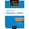Image de L'épreuve de français en fiches en occasion ou reconditionné