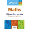 Image de Maths cycle 4, 5e, 4e, 3e : 579 exercices corrigés classés par compétences en occasion ou reconditionné