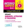 Image de Spécialité humanités, littérature et philosophie, 1re : points clés à maîtriser, exercices chronométrés et corrigés : nouveaux programmes en occasion ou reconditionné