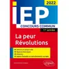 Image de La peur, révolutions : IEP concours commun 2022, 1re année en occasion ou reconditionné