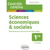 Image de Spécialité sciences économiques & sociales 1re : résumés de cours, exercices et contrôles corrigés en occasion ou reconditionné