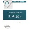 Image de Le vocabulaire de Heidegger en occasion ou reconditionné