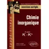 Image de Chimie inorganique : exercices corrigés : 2e année PC-PC* en occasion ou reconditionné