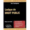 Image de Lexique de droit public en occasion ou reconditionné