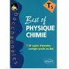 Image de Best of physique-chimie TS : enseignement obligatoire et de spécialité : 35 sujets d'annales corrigés posés au bac en occasion ou reconditionné