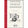 Image de Institutions politiques et administratives en occasion ou reconditionné