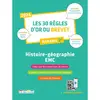 Image de Les 30 règles d'or du brevet, annales 3e : histoire-géo, EMC : 2024 en occasion ou reconditionné