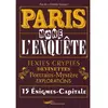 Image de Paris mène l'enquête : textes cryptés, devinettes, portraits-mystère, explorations : 15 énigmes capitales en occasion ou reconditionné