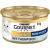 Image de Nourriture humide - Gourmet - Pâtée thon - Lot de 12 x 85g - Sans colorants - Équilibrée