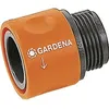 Image de Raccord fileté - GARDENA - 34 917-50 - Filetage 26 5 mm - Sécurité enfant - Plastique