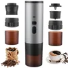 Image de machine à espresso portable avec batterie pour voyagcompatible avec capsules Nespresso et café moulu auto-chauffante pour voyage