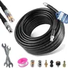 Image de 30M Déboucheur Canalisation Haute Pression400 Bar Compatible avec Nettoyeurs Haute Pression karcher K2 K3 K4 K5 K6 K7