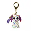 Image de Porte clé Ty Mini Boosclip Le Chien Ty25056 10 Cm Violet Pvc