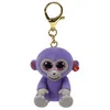 Image de Peluche - TY - Singe Cherry - Violet - 9 cm - Clip inclus