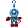 Image de Porte-clés Ty Marvel Captain America 7 X 5 X 4 Cm Multicolor