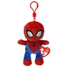 Image de Porte clé en peluche - TY - Spiderman - Multicolore - Rouge - Pour enfants