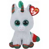 Image de Ty Peluche Beanie Boo's Licorne D'hiver 15cm Licorne De Noël