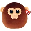 Image de Ty Squish-a-boo Dunston Coussin Peluche Singe Marron 31 Cm