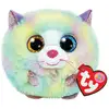 Image de Ty Teeny Puffies Heather Peluche Chat Chiné 10 Cm