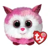 Image de Puffies Princess - Peluche Ronde, Rose Et Blanc
