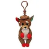 Image de Beanie Bellies Clip - Juno le renne - TY - PELUCHES/Animaux - TY43119 - Rouge - Dès 3 ans