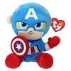 Image de Peluche Ty Marvel Soft Captain America Multicolor Autres
