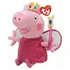 Image de Peppa Pig Princesse TY Beanie Peluche 15 cm 46129 Taille:taille unique