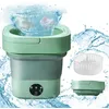 Image de TTLIFE Mini Machine à Laver Portable Pliable 8L Laveuse et Essoreuse pour Chaussettes Sous-vêtements ou Petits Articles