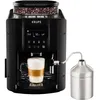 Image de KRUPS EA816031 Machine espresso Essential Full Auto avec broyeur - Ecran LCD - Mousseur à lait intégré - Noire