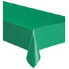 Image de Nappe rectangulaire en plastique vert émeraude 137 x 274 cm - Vert