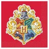 Image de UNIQUE SERVIETTES EN PAPIER-13 CM-FASTE A THEME HARRY POTTER-PAQUET DE
