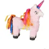 Image de Piñata licorne rose 35 x 55 cm