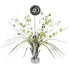 Image de Centre de Table - AMSCAN - 40 Ans - Argent / Or - Papier métallisé - Mixte