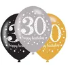 Image de Ballons fetes - 30 ans anniversaire - Multicolore - Hélium - Latex