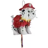 Image de PIÑATA À TIRER MARCUS PAT PATROUILLE 40X17X37CM Blanc / Rouge Bordeaux