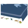 Image de Nappe en papier Grands Dinosaures bleue 115 x 175 cm - Bleu
